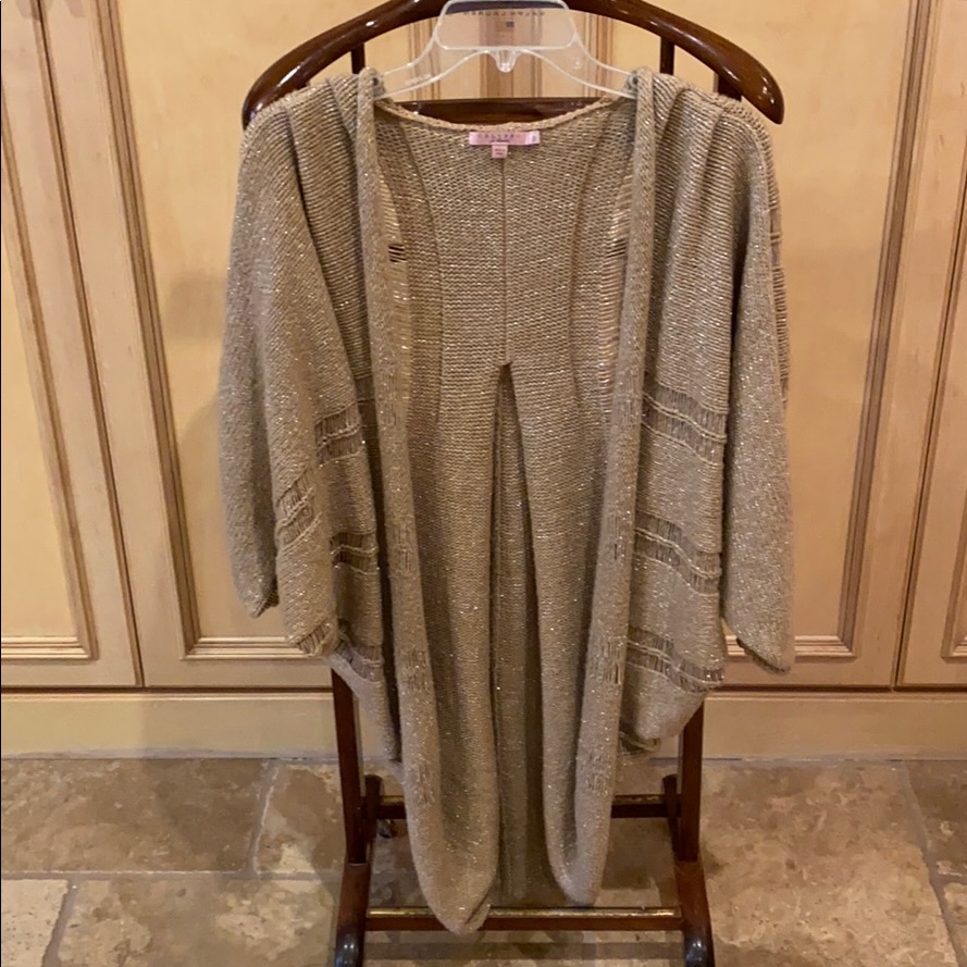 Calypso Gorgeous Sweater Wrap Size 0 /S